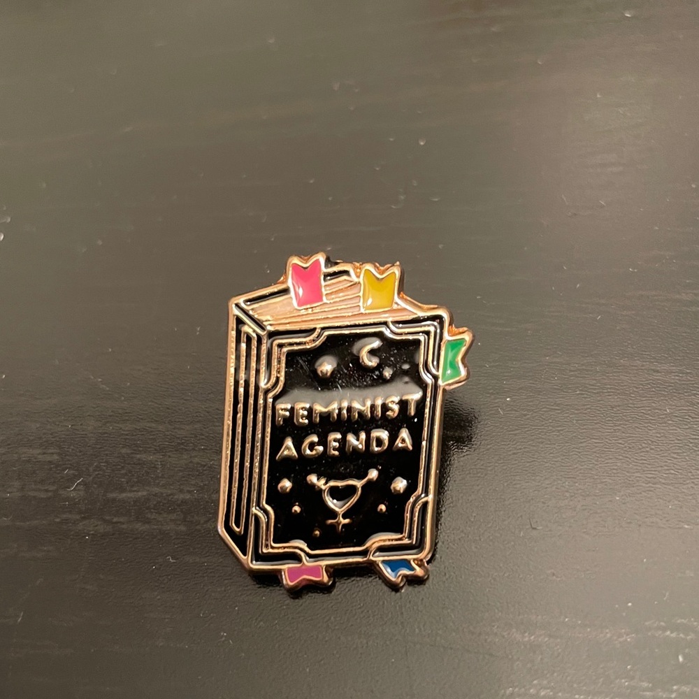 New feminist agenda pin